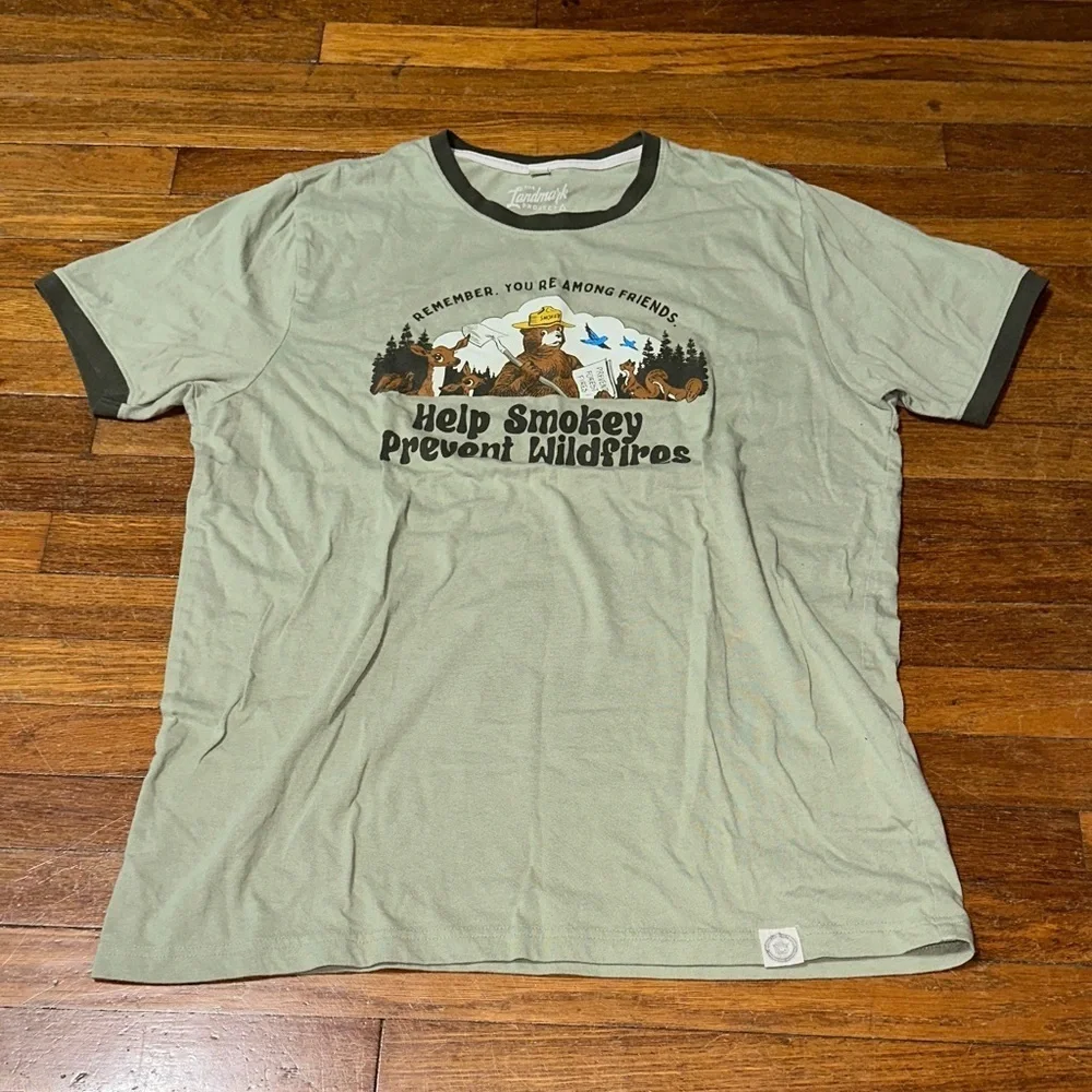Landmark Project Unisex Smokey the Bear Tee, Large - Picture 1 of 4